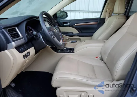 2018 Toyota Highlander Limited from USA, damaged, VIN 5TDYZRFH7JS246133